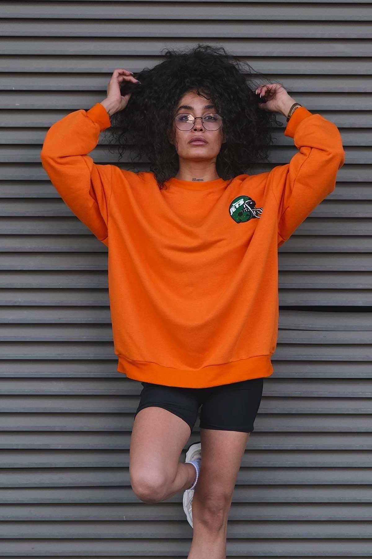 Oversize Jets Sweatshirt