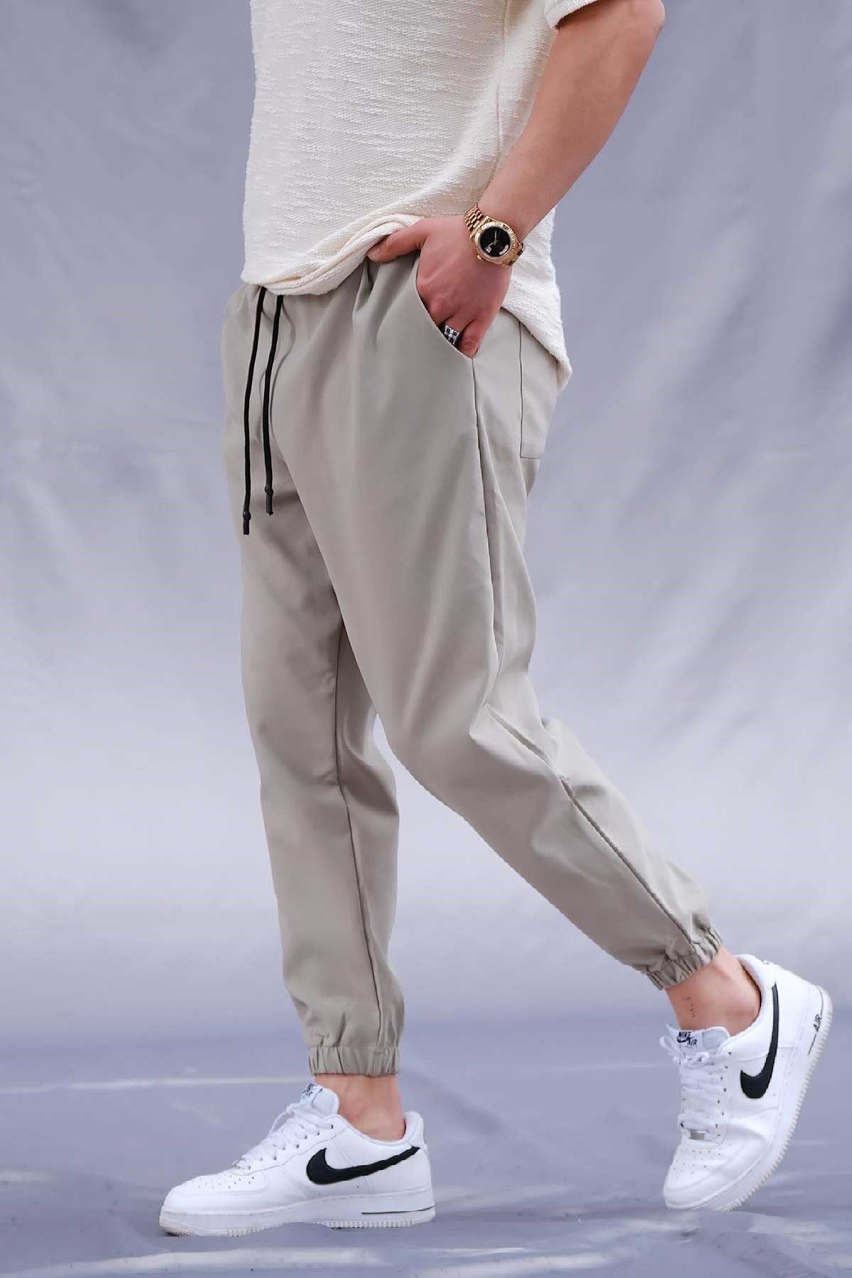 Paça Lastikli Açık Yeşil Jogger