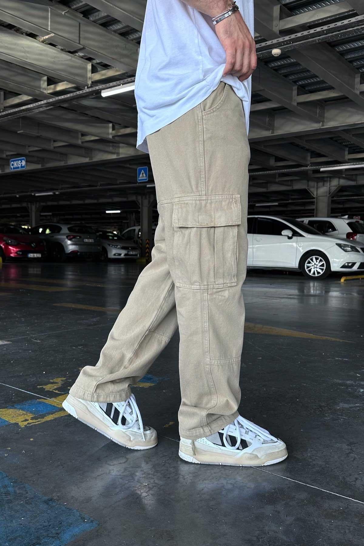 Paçası Ayarlanabilir Kargo Pantolon