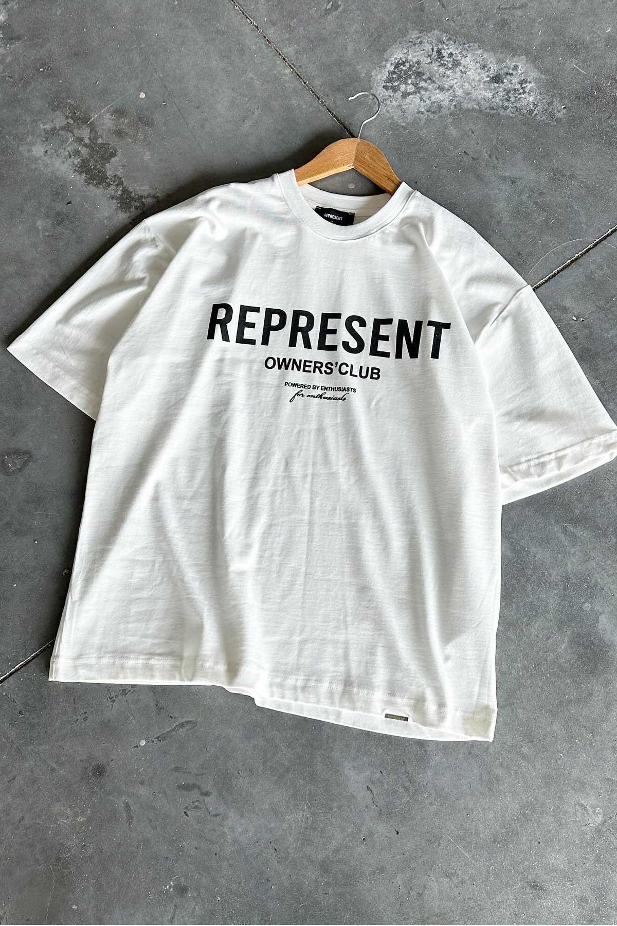Represent Beyaz Oversize T-Shirt
