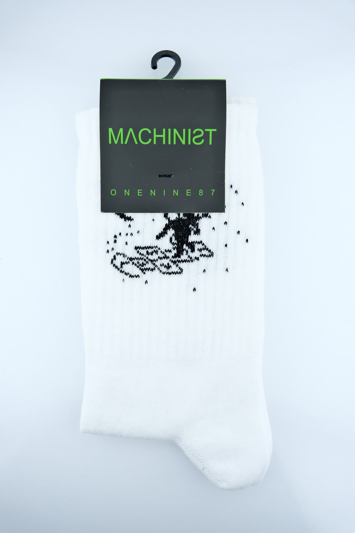 Sek Sek Figür Çorap Beyaz