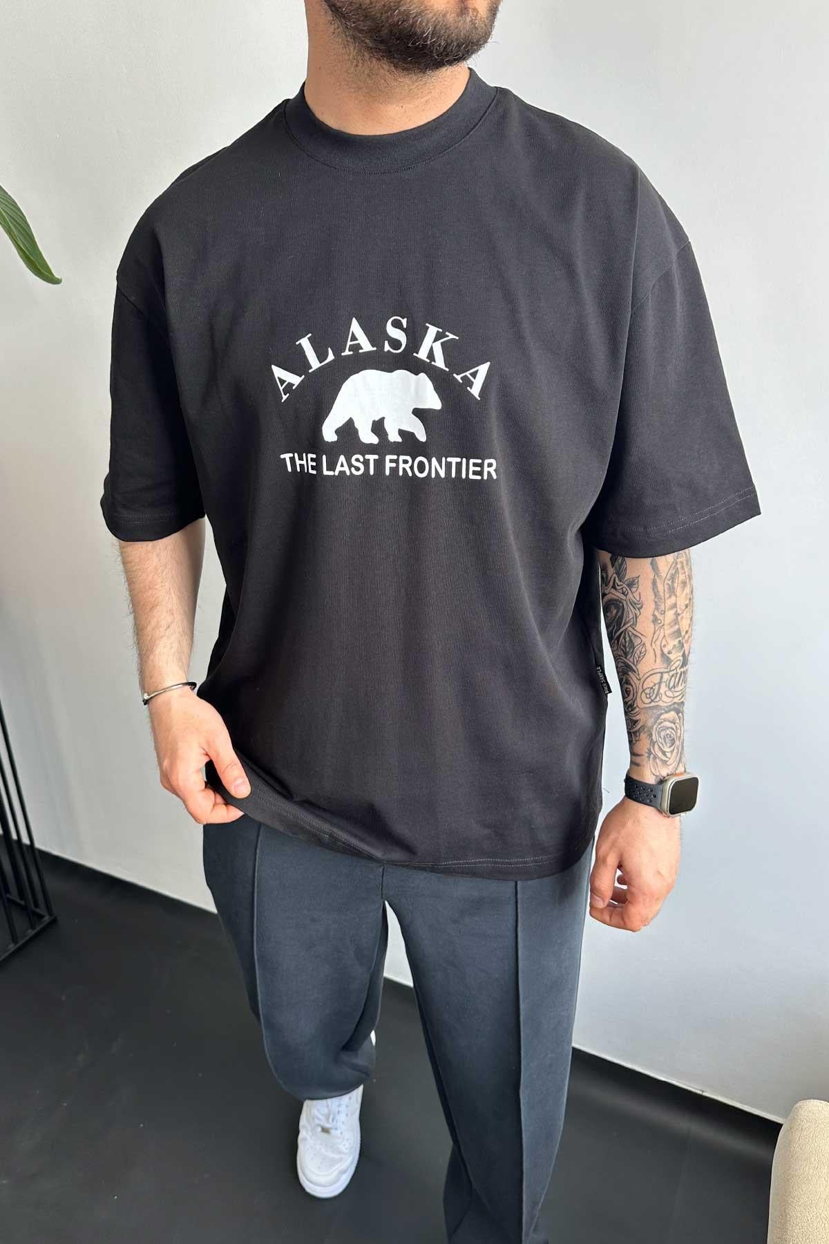 Siya Alaska Bol Kalıp T-Shirt