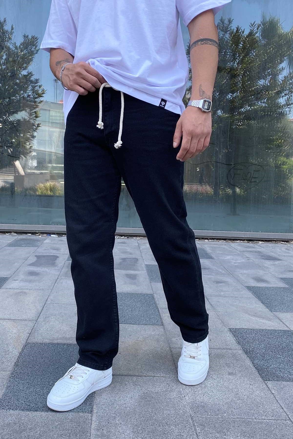 Siyah Baggy Jean