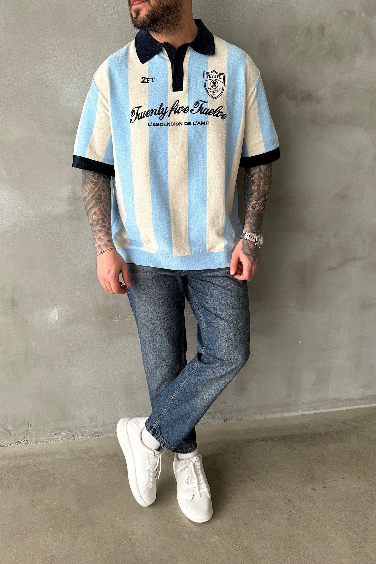 Şönil Kumaş 3 Renk Polo Yaka T-Shirt