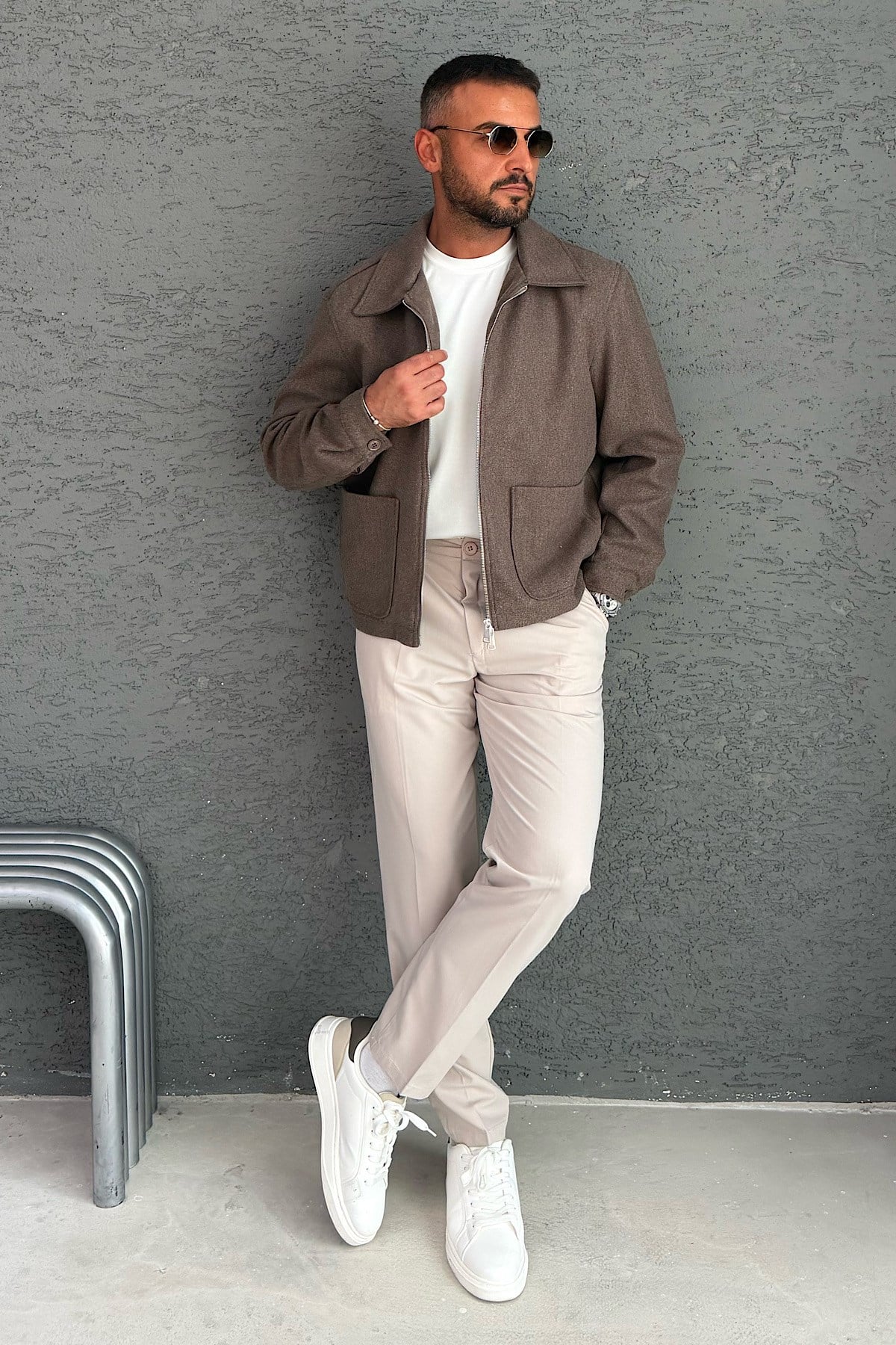 Vizon Kaşe Ceket