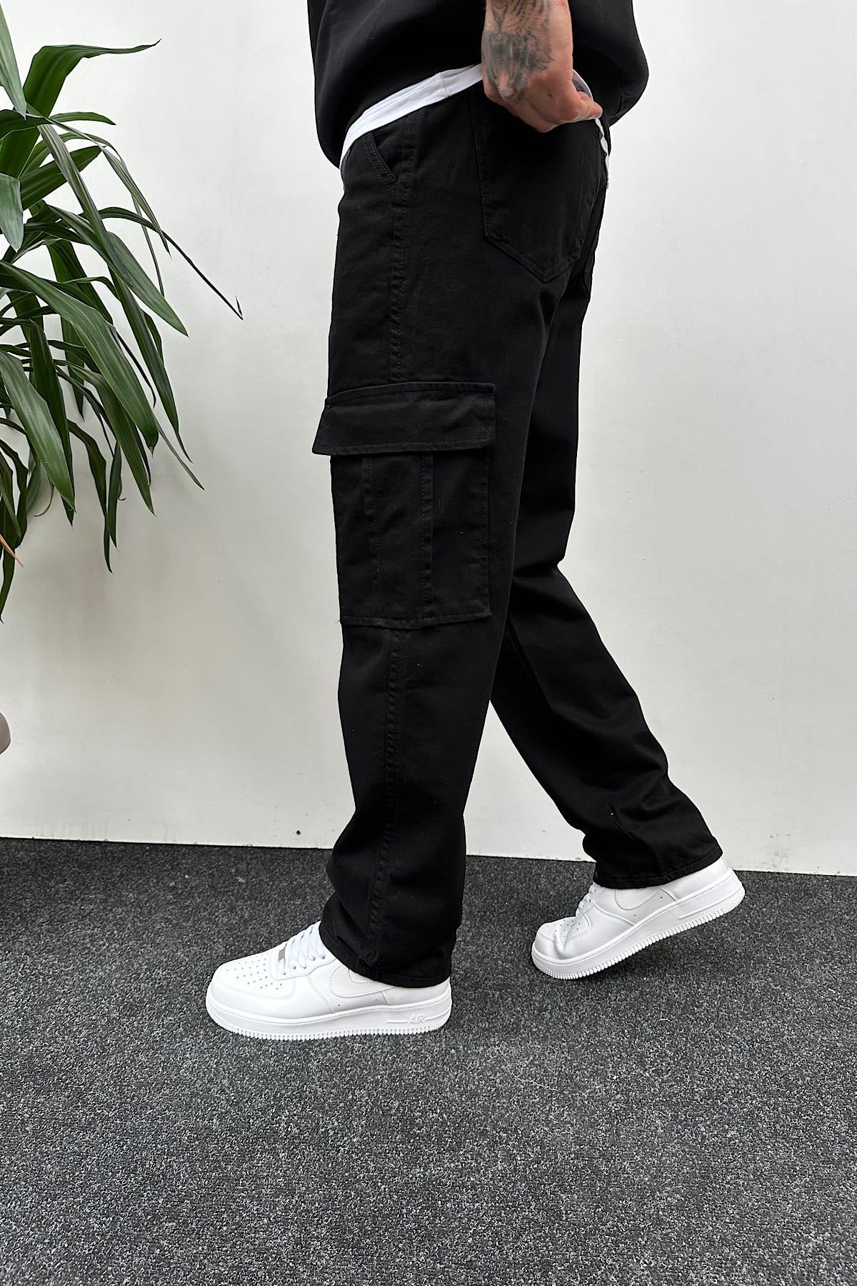 Yeşil Cepli Kargo Pantolon