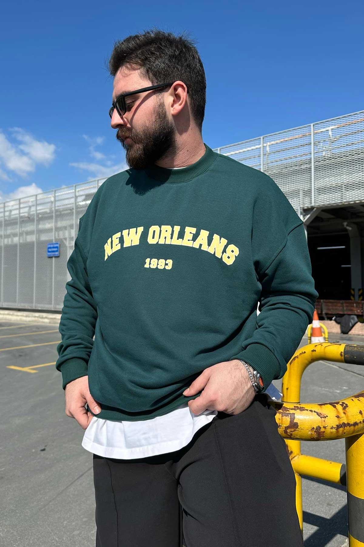 Yeşil New Orleans Sweat
