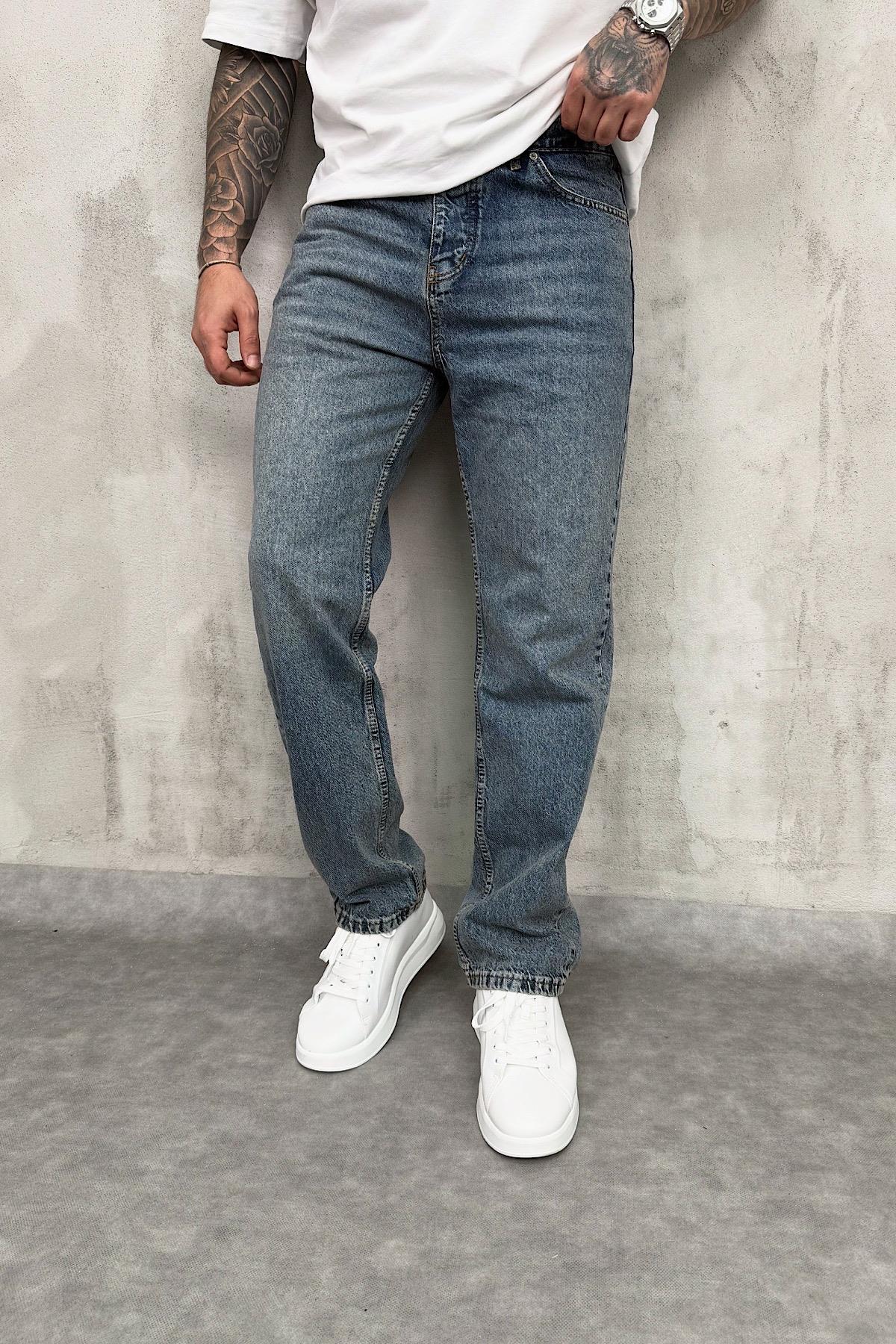Yıkamalı Baggy Pantolon