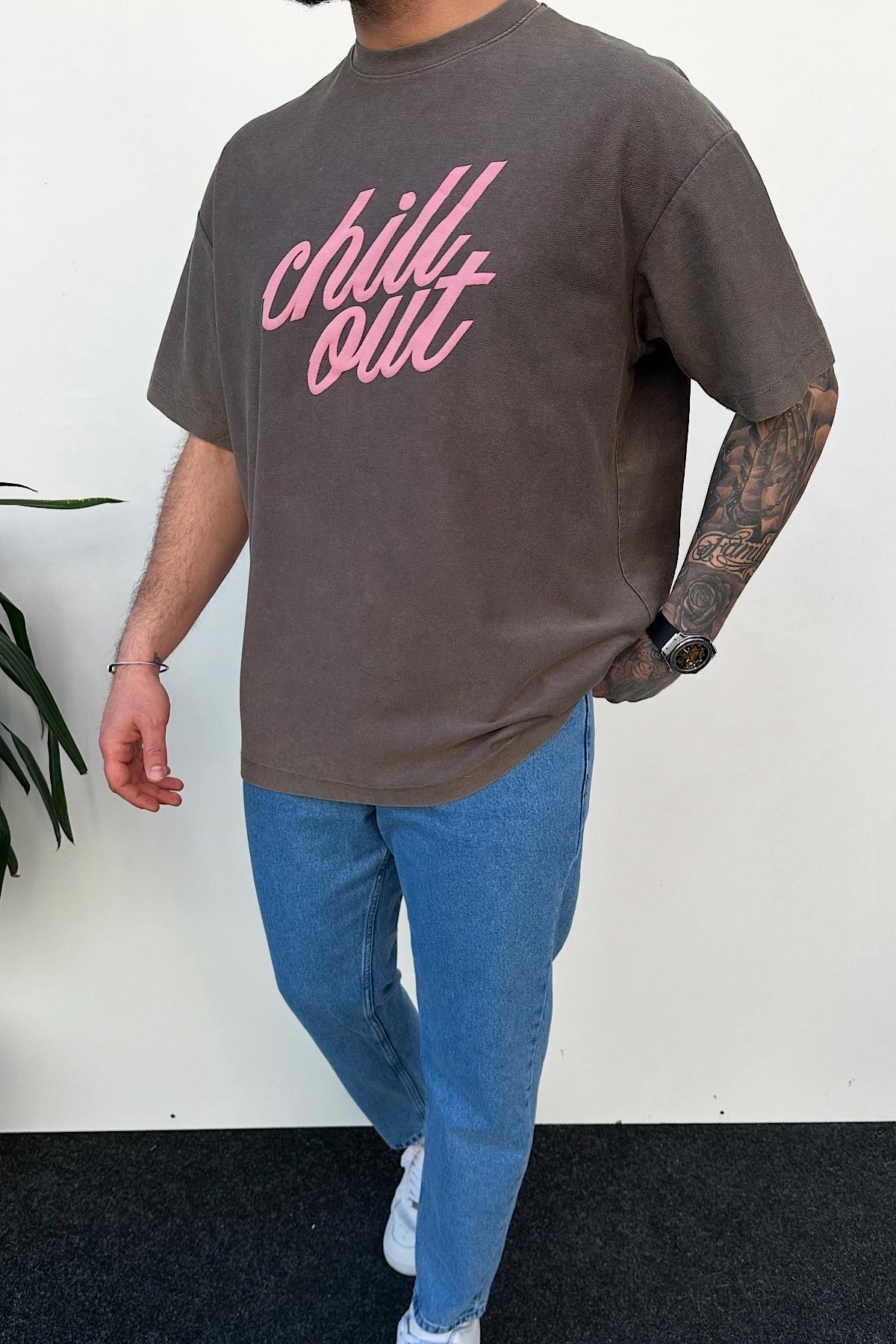 Yıkamalı Chill Out T-Shirt