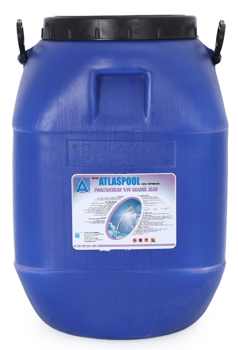 % 90 lık Toz Klor Granül Trichlor 50 kg Havuz Kimyasalı