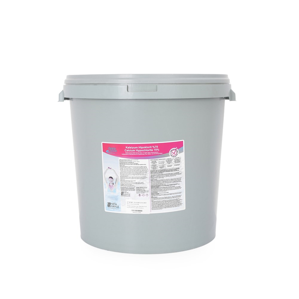 Deep Blue 25 kg Toz Klor Kalsiyum Hipoklorit Granül % 65 - % 70 Stabilizörsüz  Şok Klor – Calcium Hypochlorite