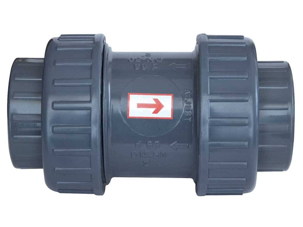 Gemaş PVC Yaylı Çekvalf 50mm
