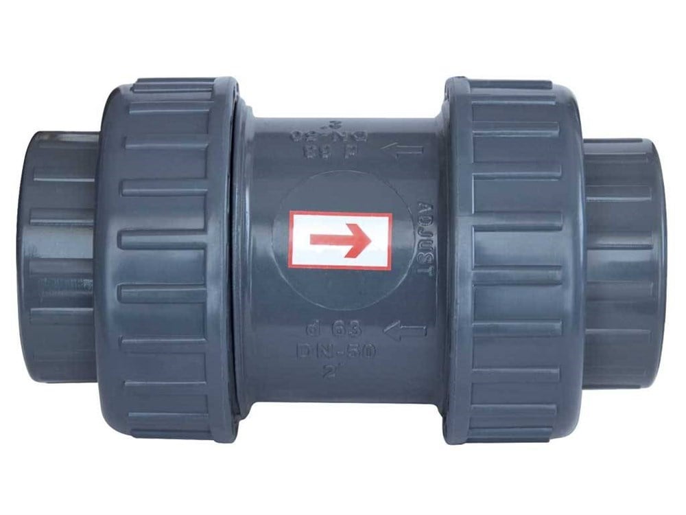 Gemaş PVC Yaylı Çekvalf 75mm