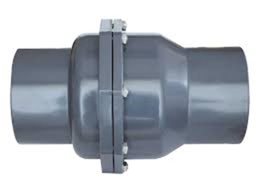 Gemaş PVC Çalpara Çekvalf İki Parçalı Gövde Civatalı 63mm