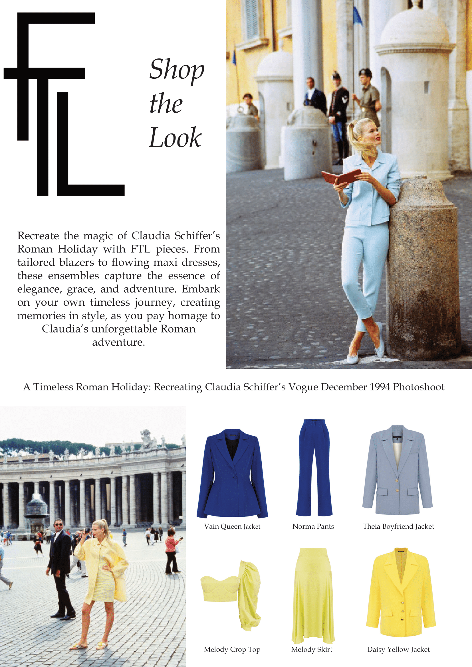 Shop the Look Roman Holiday