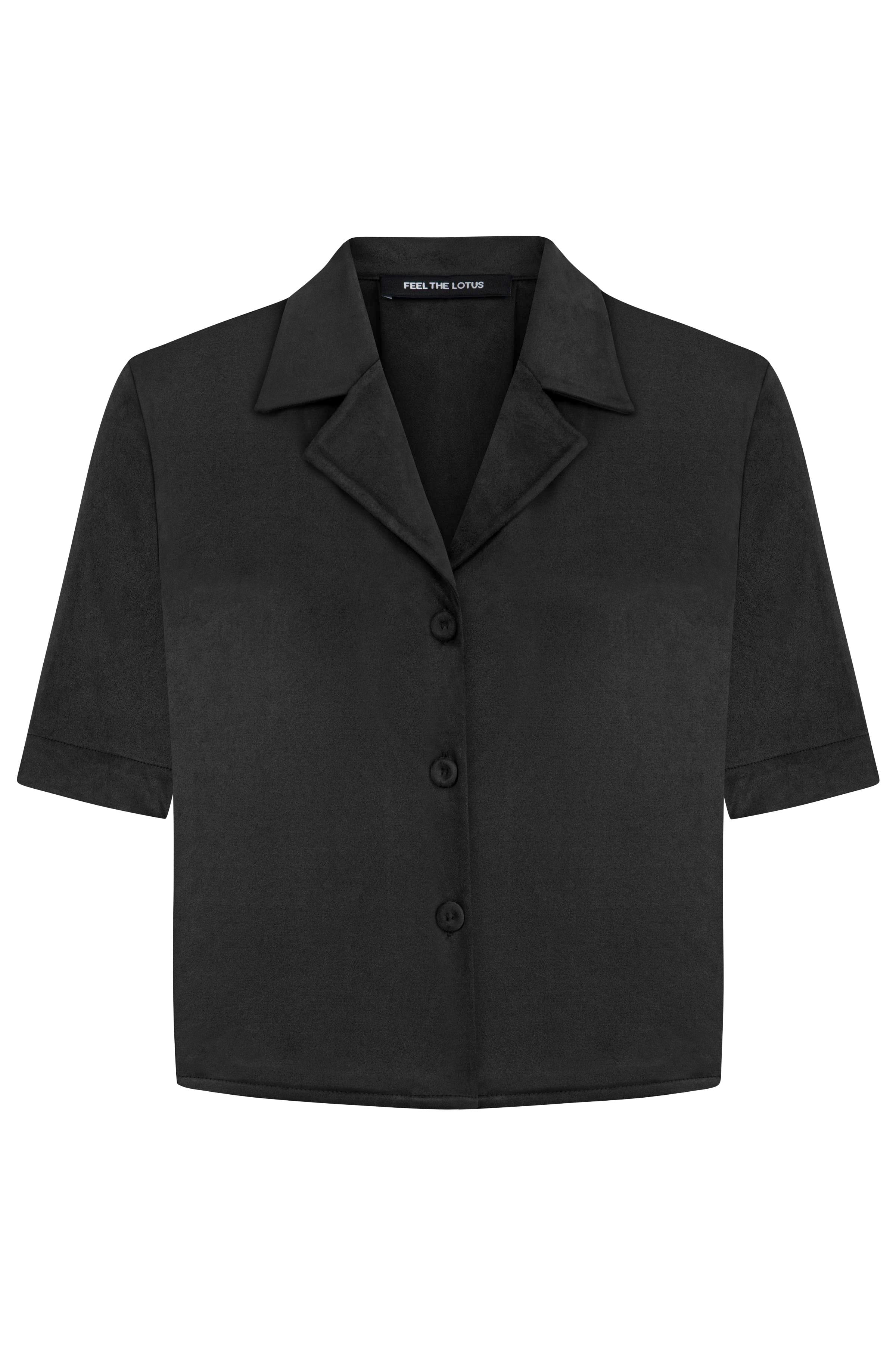 BETTY NUBUK SİYAH GÖMLEK