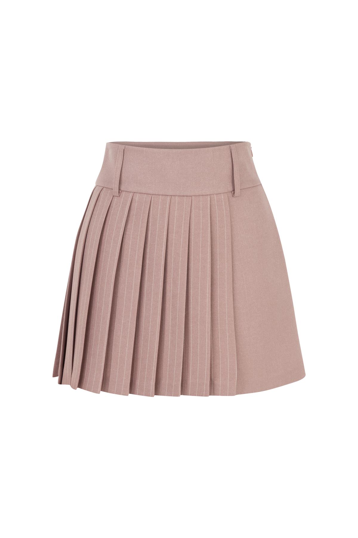 CLÉO LIGHT PINK PLEATED SKIRT | Feel The Lotus