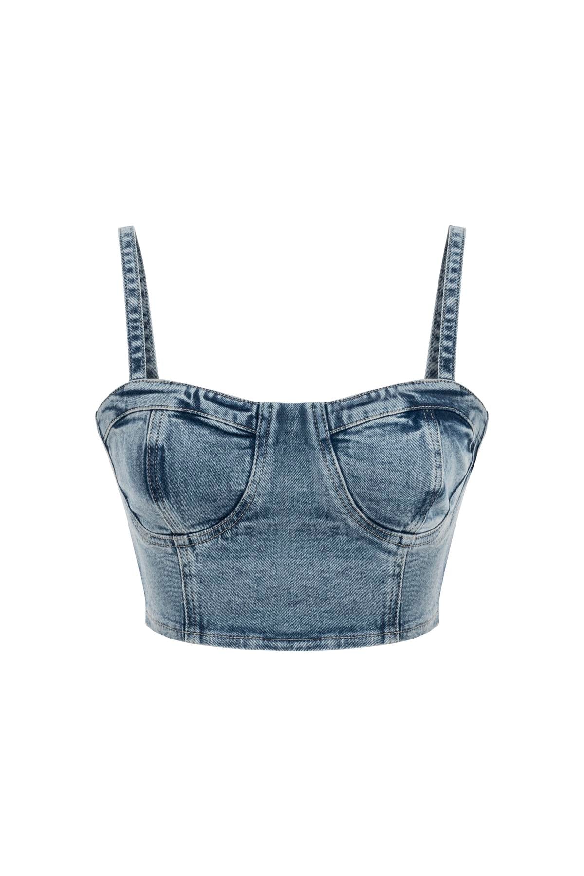 FTL Jeans Denim Büstiyer