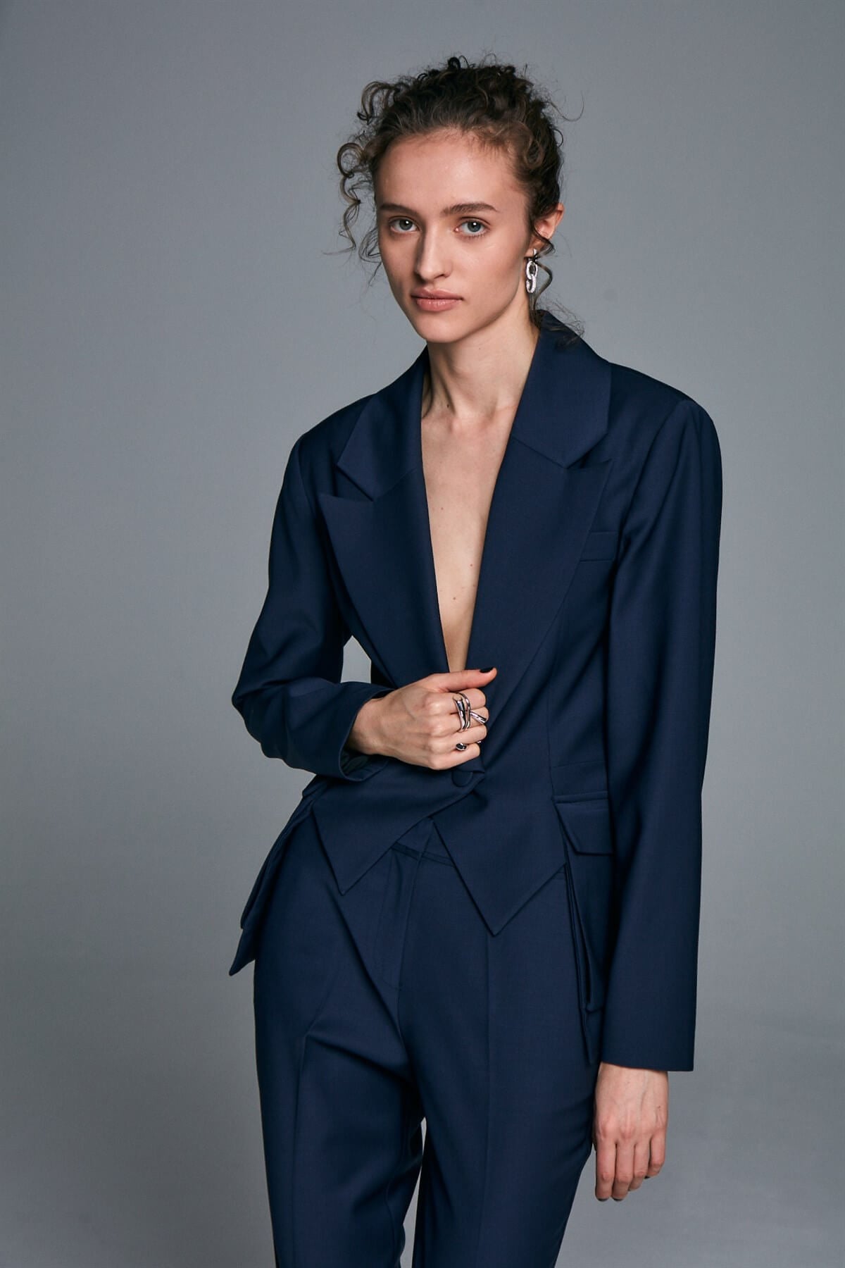 LOTUS OF THE CLEAR MOON JACKET NAVY