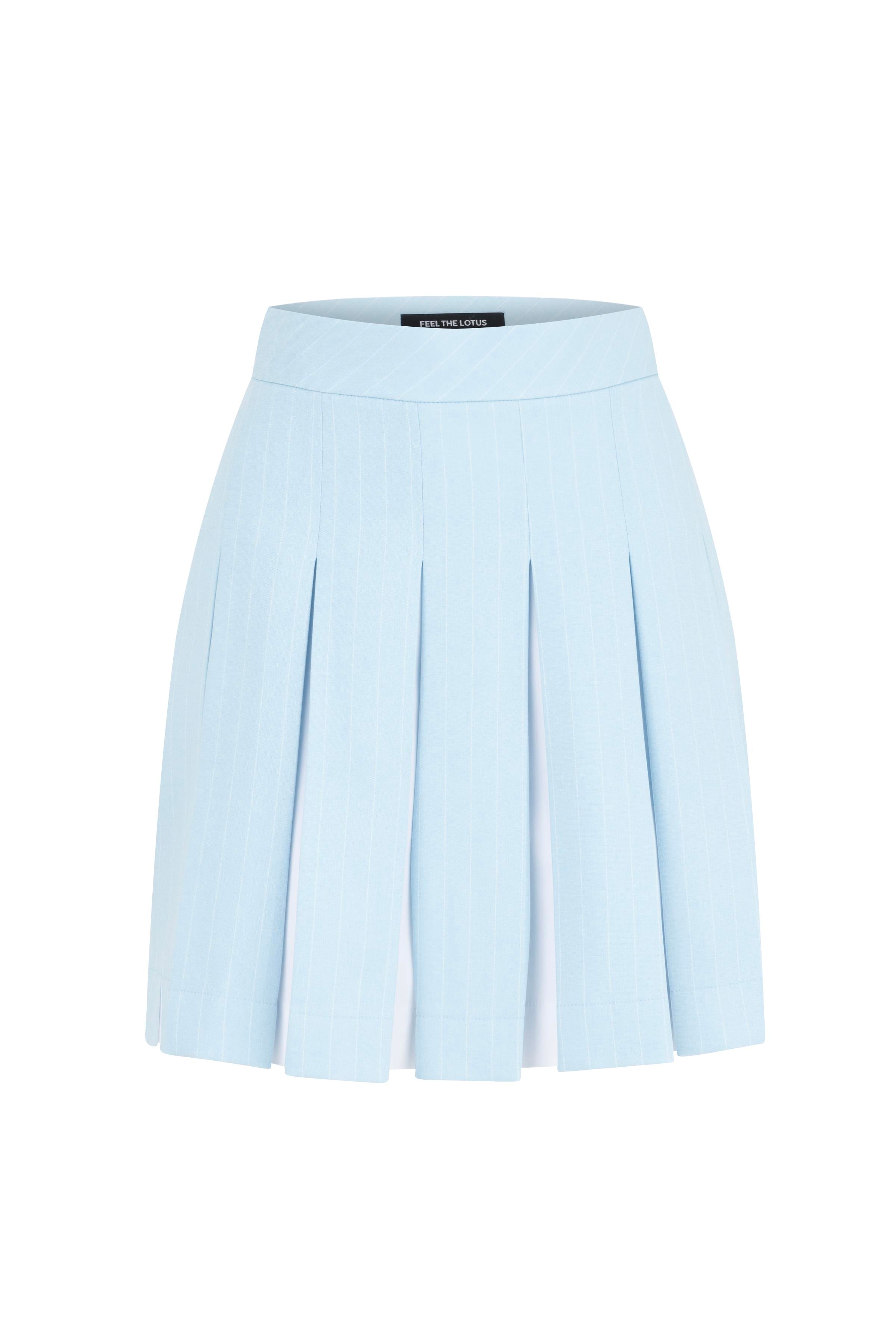 LOUISETTE PİLELİ ETEK 