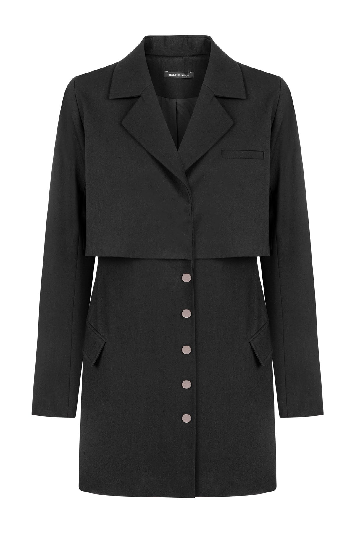 Nocturne Siyah Ceket Elbise