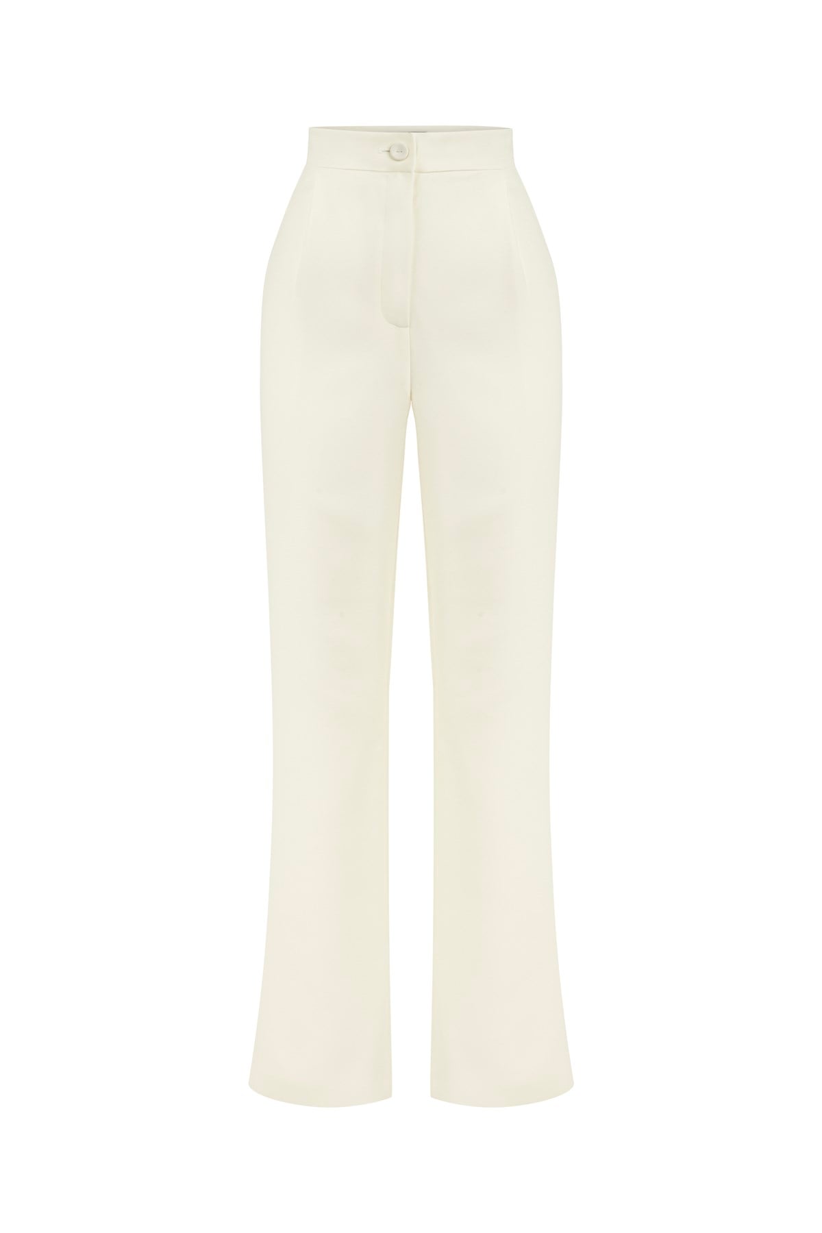 Norma Bol Paça Ekru Pantolon