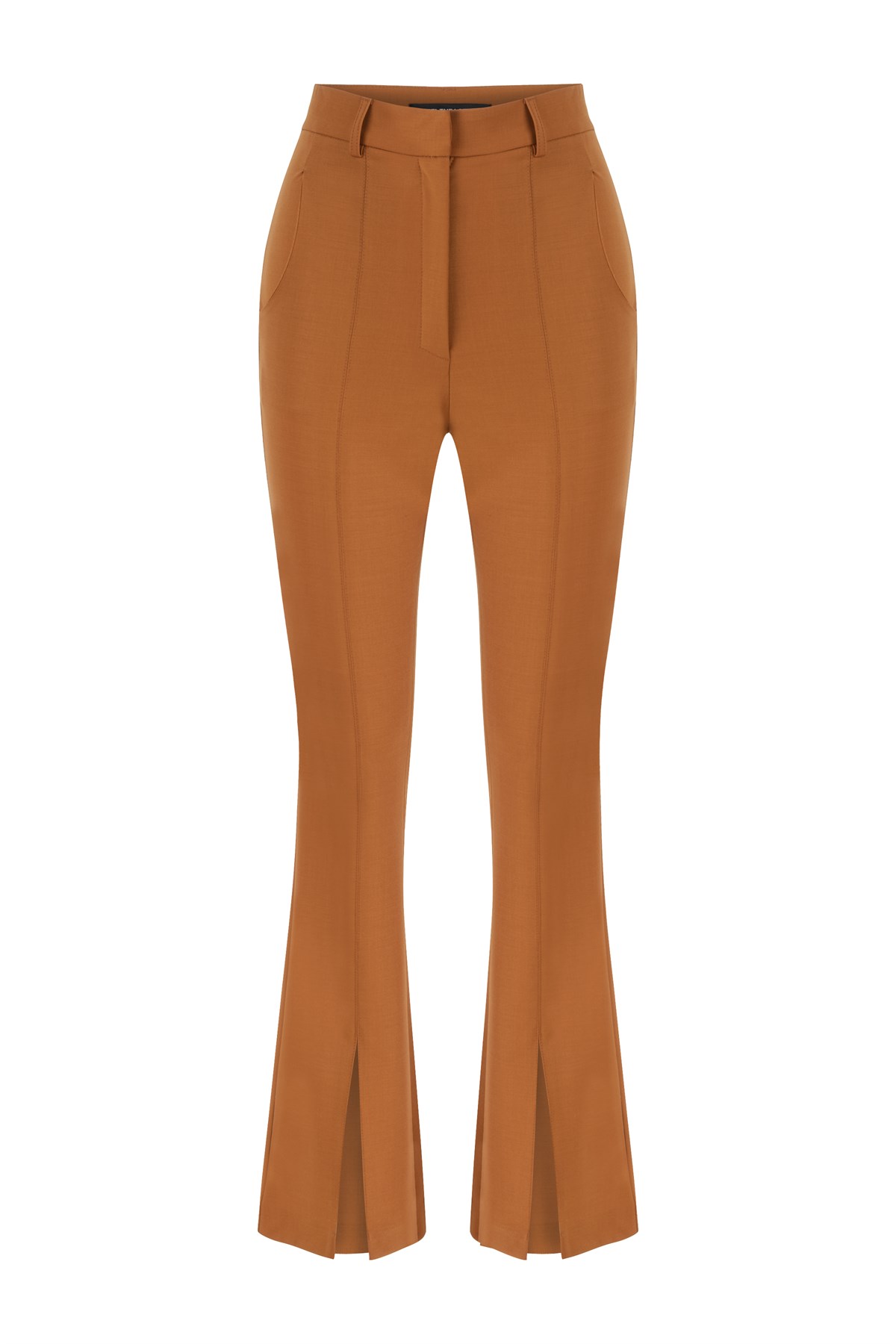 Önü Yırtmaçlı Tarçın Pantolon 