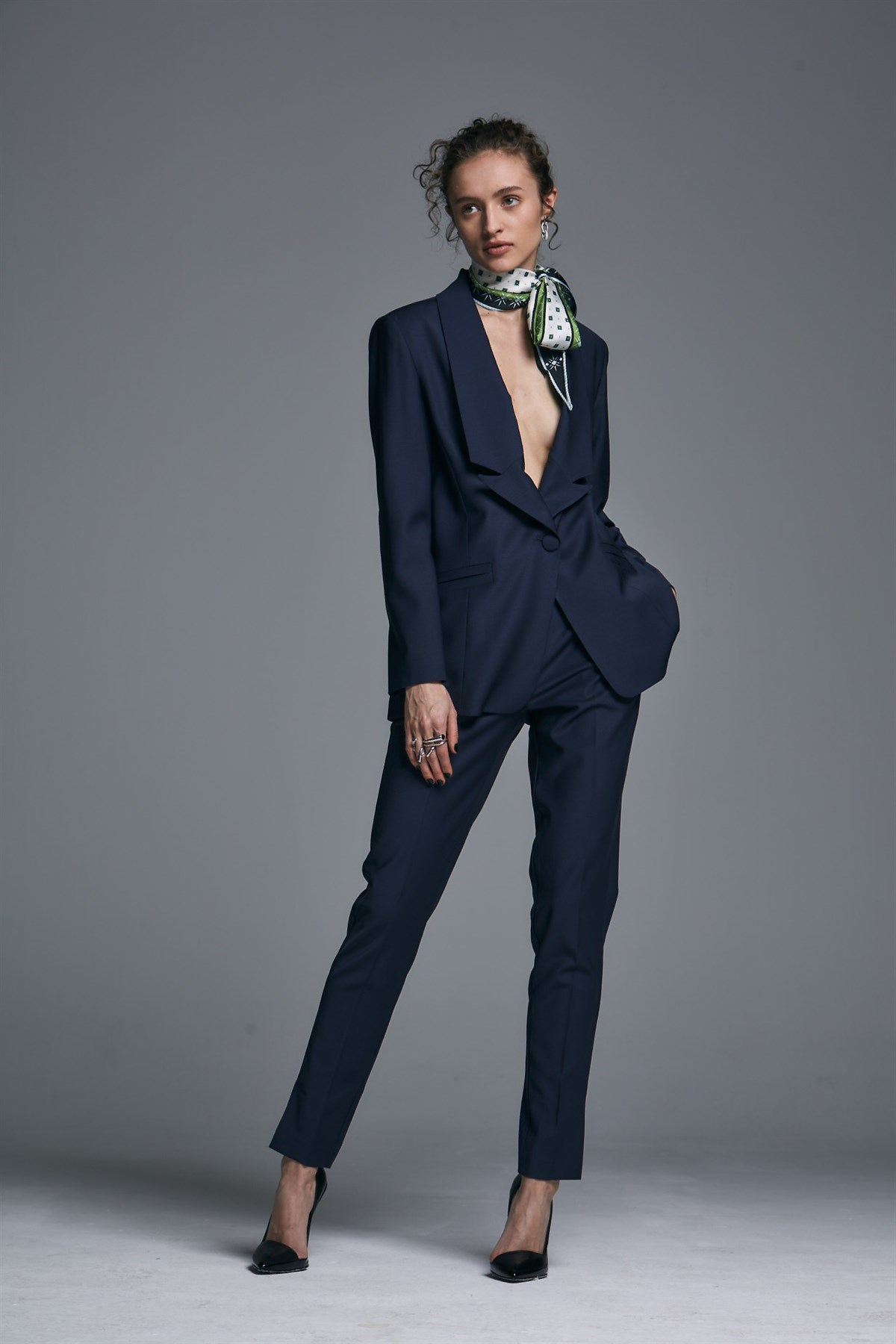 STAR LOTUS JACKET NAVY