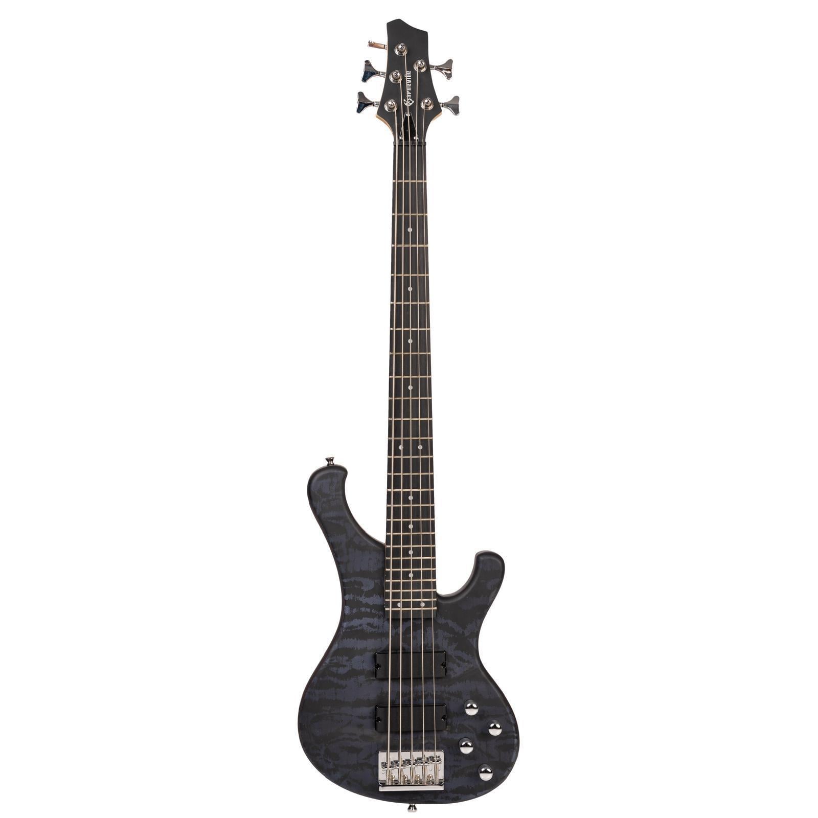 Zoppran Carneville Black Diamond Series BBD5GR Mat 5 Telli Bas Gitar