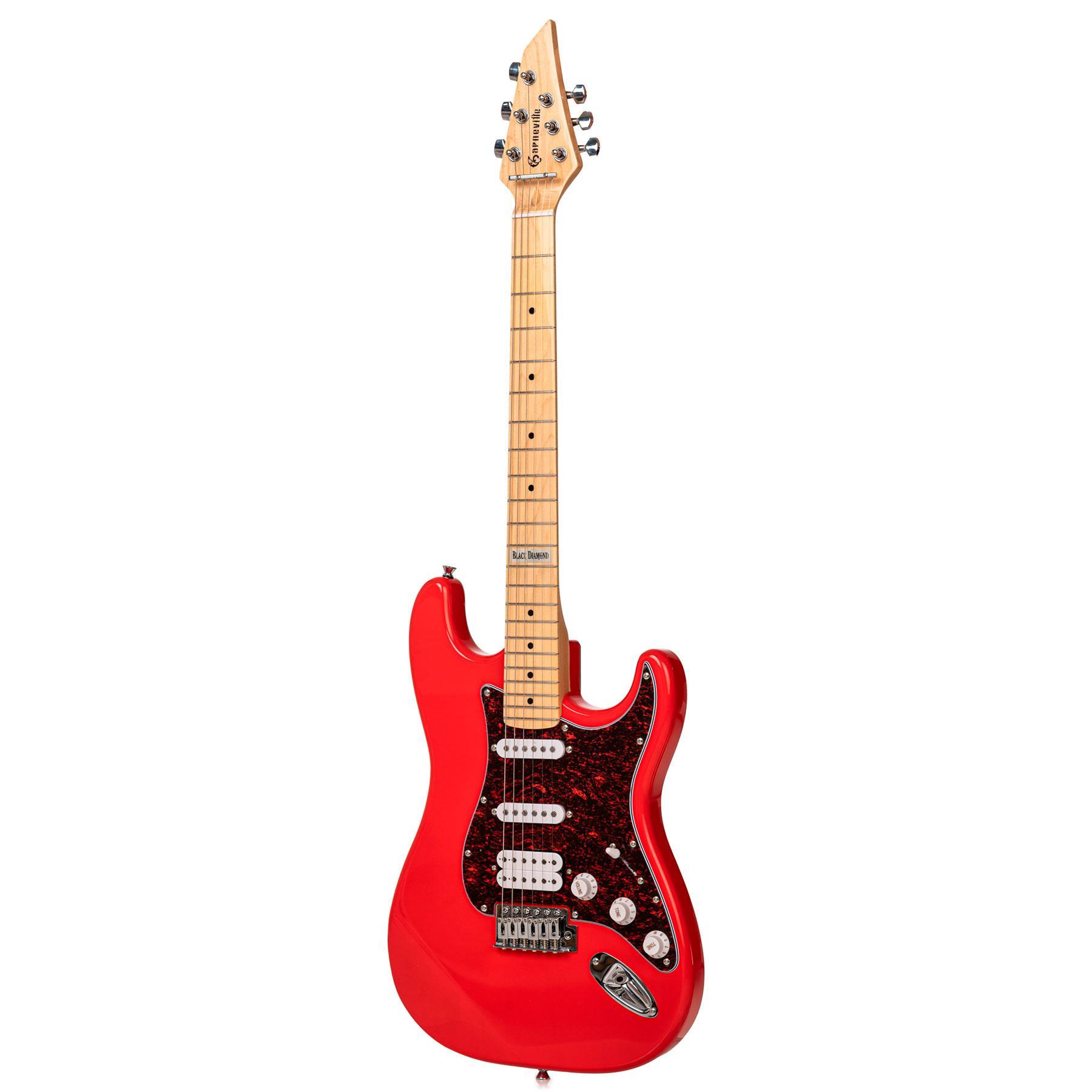 Clarian Ma Shiva レコード Zoppran Carneville ZX5RB Kırmızı Elektro Gitar