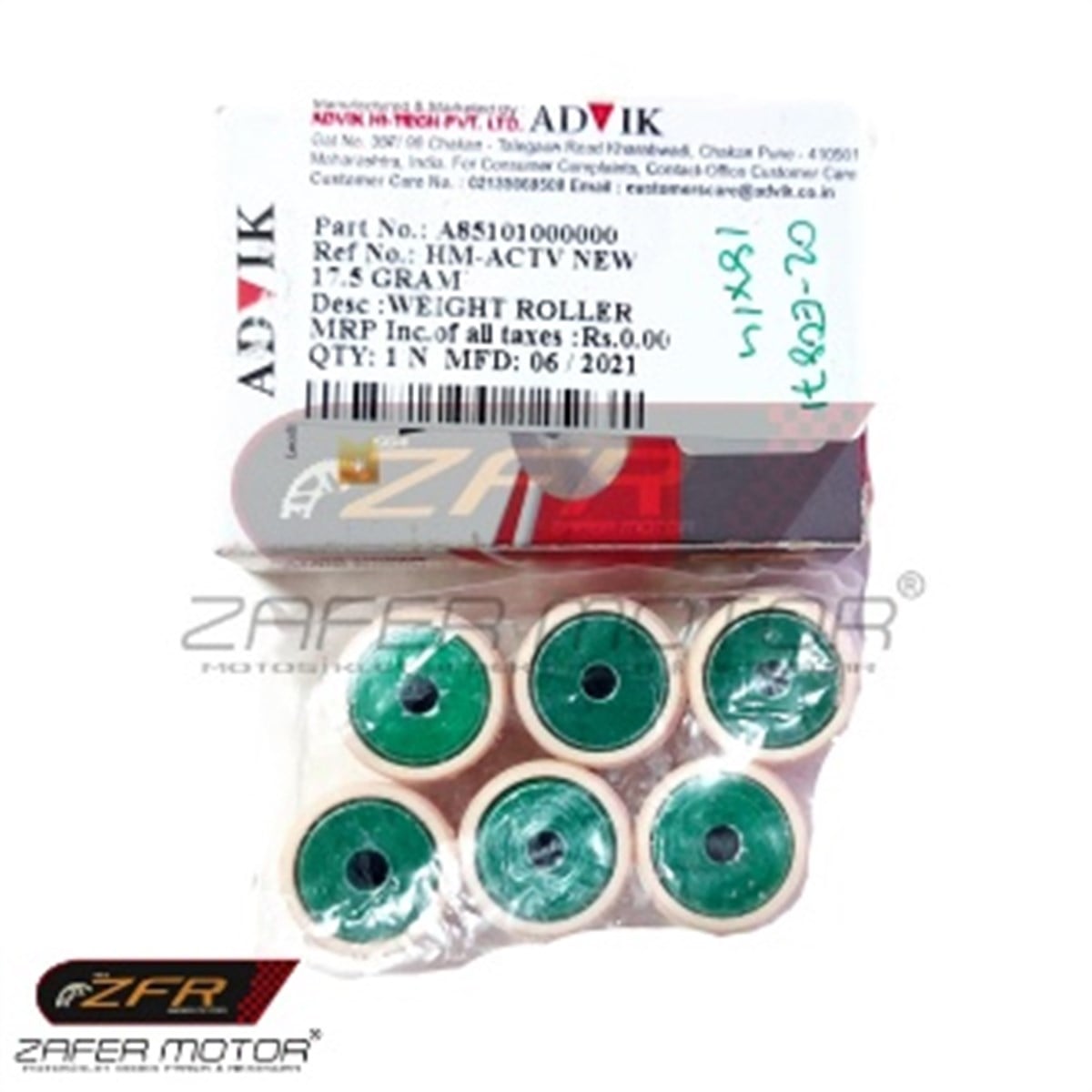 AdvikDebriyajAdvik Scooter 18X14 17,5 Gram Debriyaj Baga Ağırlık Seti