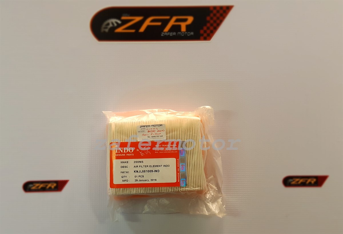 MarkasızFiltreBAJAJ PULSAR NS200 RS200 HAVA FİLTRESİ ELEMANI İNDO OEM