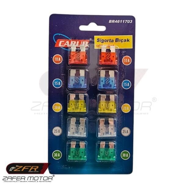 İthalYedek ParçaBıçak Sigorta Seti Karışık 10lu