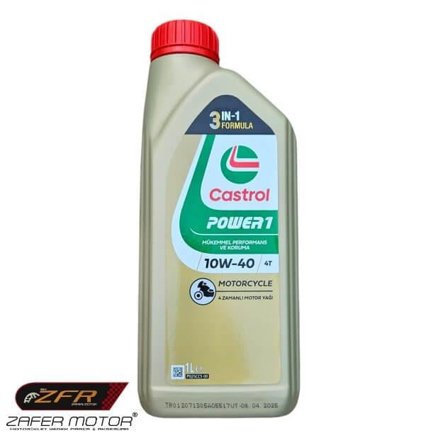 CastrolYağCastrol Power1 10W-40 Sentetik Motor Yağı 12x1Lt 2024 Üretim