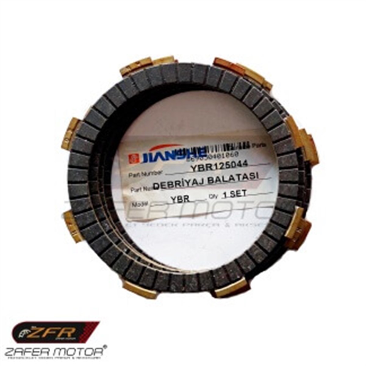 MarkasızDebriyajF.C.C YAMAHA YBR125 DEBRİYAJ BALATASI 4LÜ TAKIM