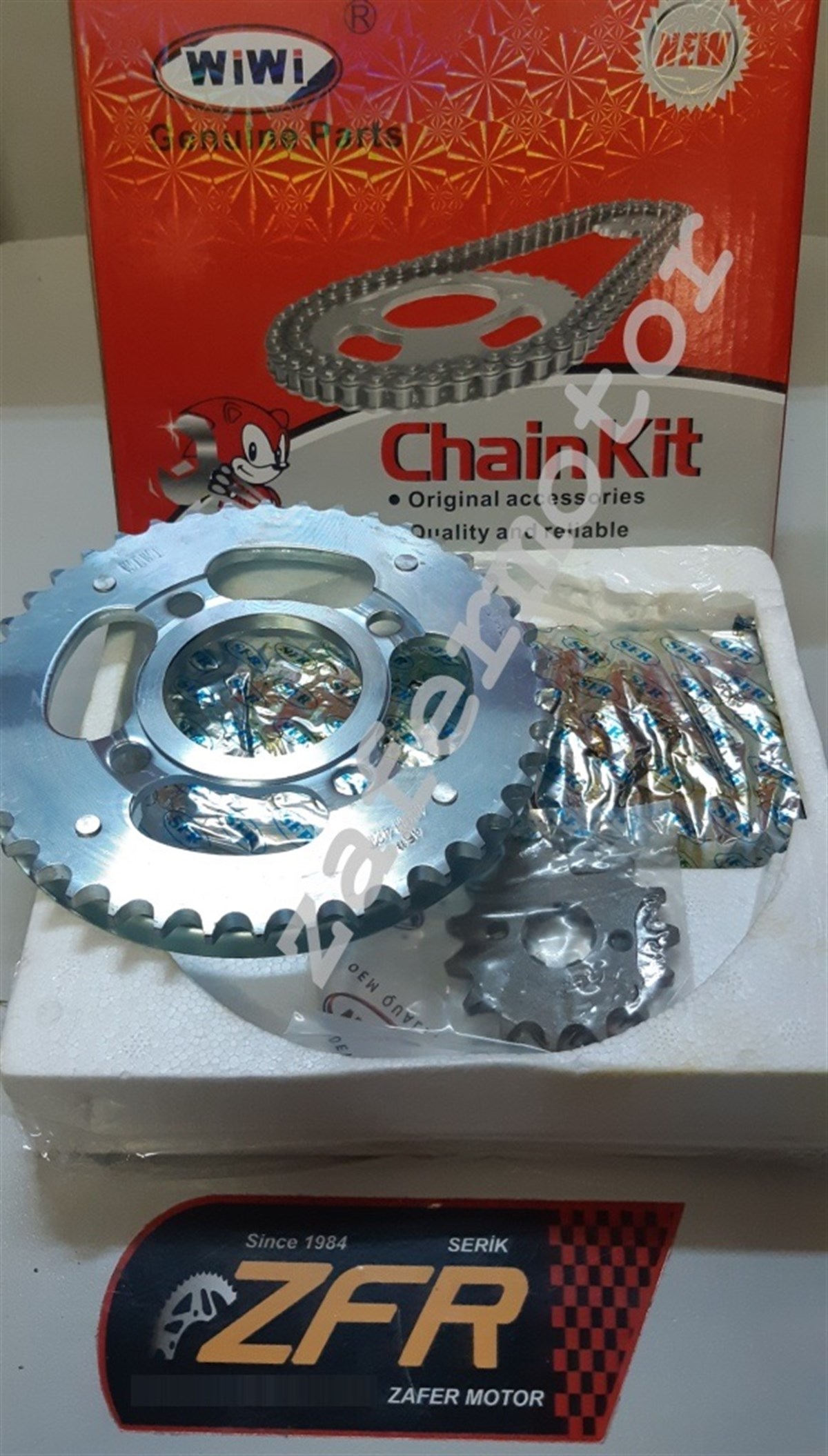 MarkasızYedek ParçaHONDA CBF150 ZİNCİR ÖN ARKA DİŞLİ TAKIMI WİWİ