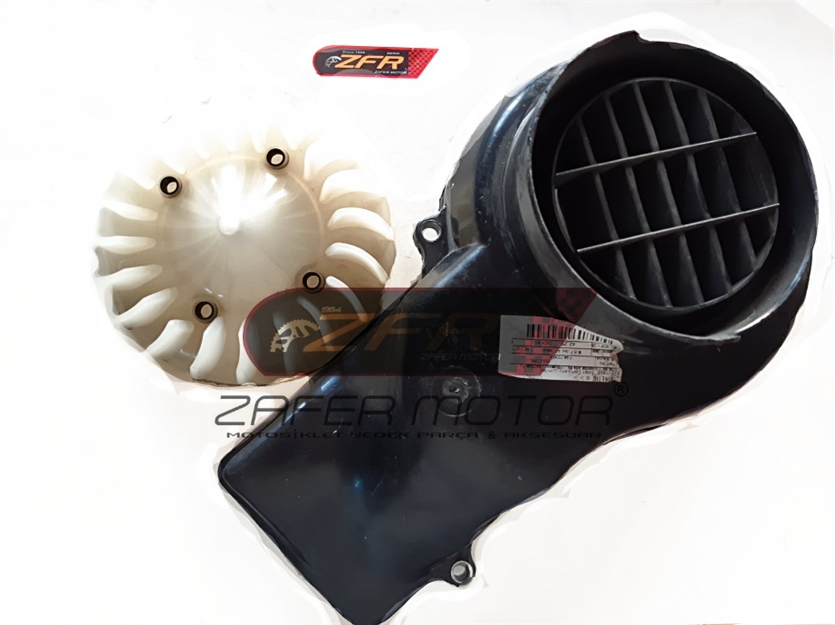 MarkasızYedek ParçaHONDA KİNETİC NH100 MOTOR SOĞUTMA FANI PERVANESİ VE KAPAĞI