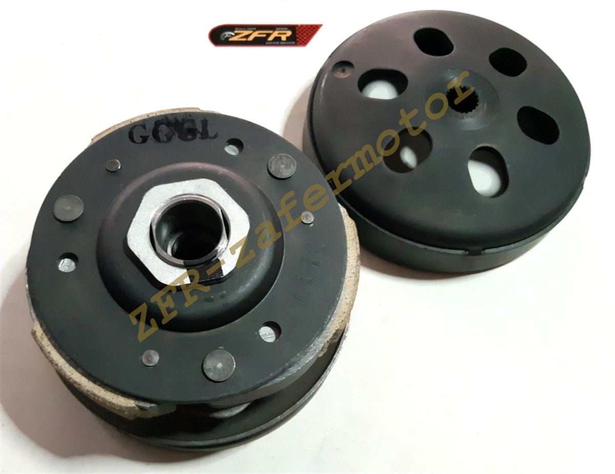 MarkasızDebriyajHONDA SPACY110 ARKA DEBRİYAJ (VARYATÖR) KOMPLE (HM) OEM+