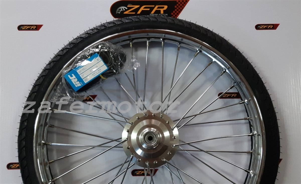 MarkasızYedek ParçaMOBYLETTE MOBİLET ARKA JANT KOMPLE 19'' + İÇ DIŞ LASTİK ANLAS