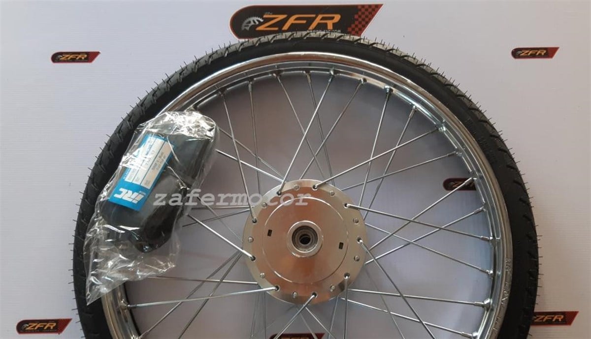 MarkasızYedek ParçaMOBYLETTE MOBİLET ÖN JANT KOMPLE + İÇ DIŞ LASTİK ANLAS