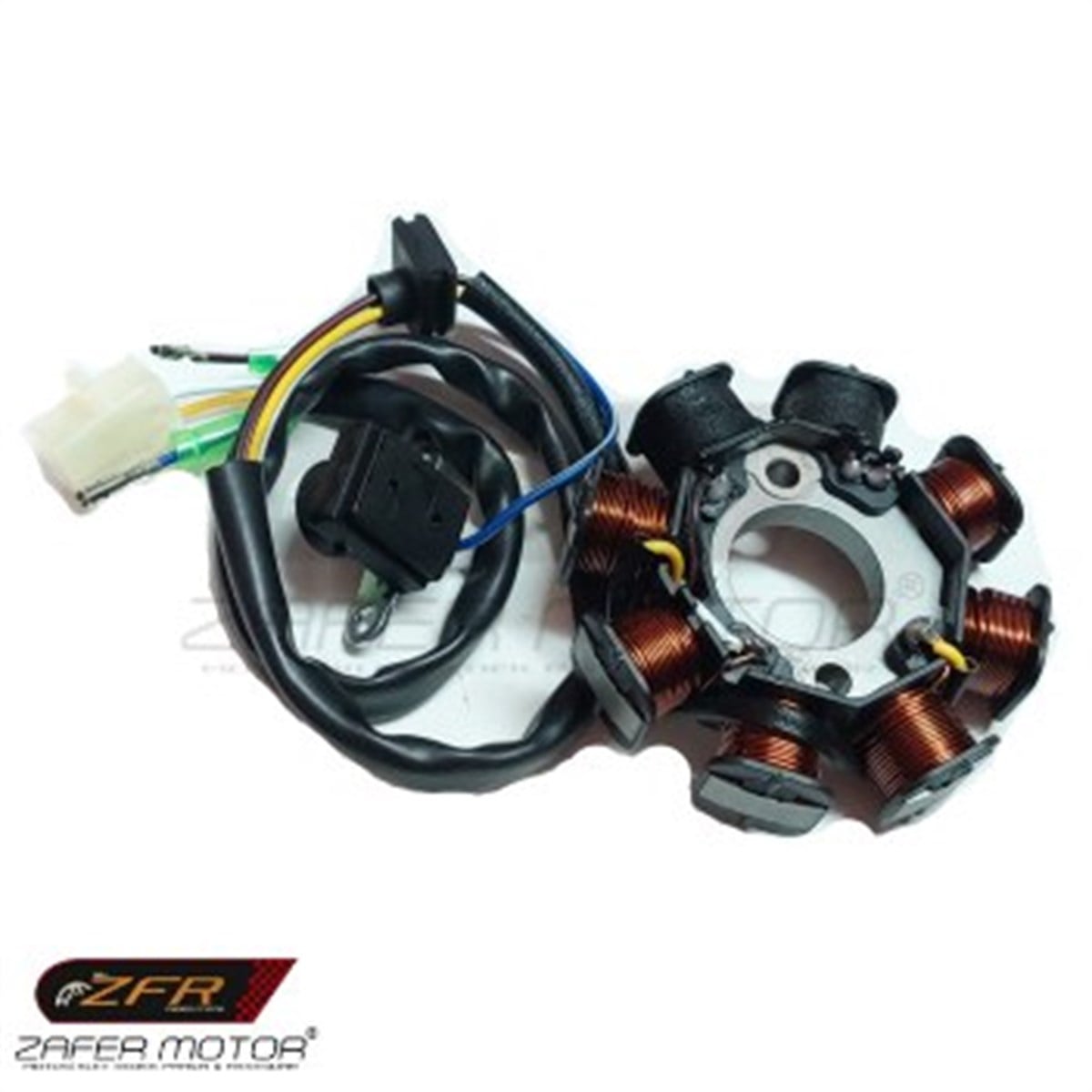 MoneroYedek ParçaScooter 50cc 80cc Statör 8 Bobin 4 Kablo