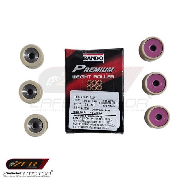 BandoDebriyajTvs Wego Jupiter 110 Ağırlık Seti 18x12 16Gr Bando