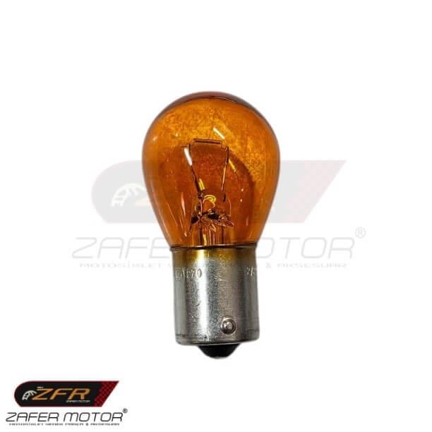 WolframAydınlatma ÜrünleriWolfram 12 Volt 21W Bau15s Ampul Yakın Tırnak