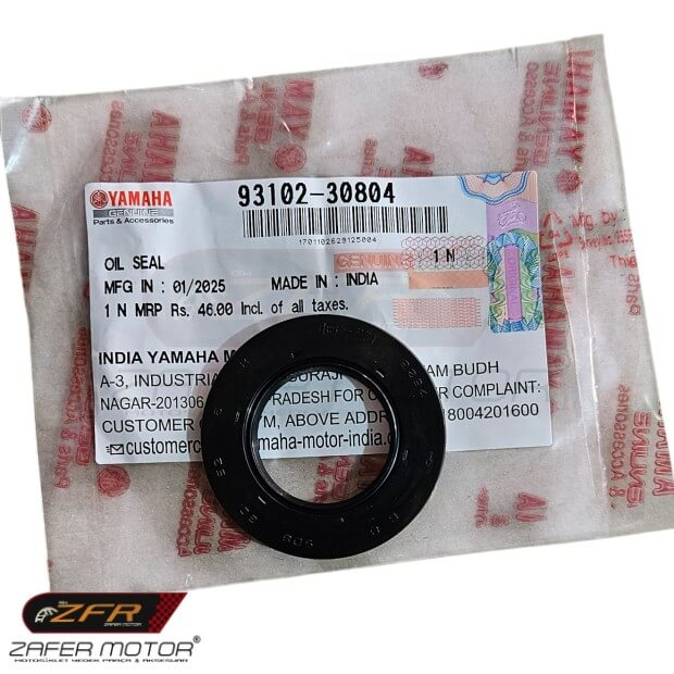 YamahaYedek ParçaYamaha Ray Zr Arka Teker Mil Keçesi Orijinal 9310230804