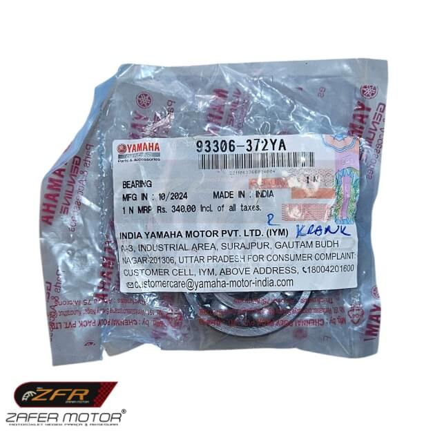 YamahaYedek ParçaYamaha Ray Zr Krank Rulmanı (Volant) Orijinal 93306372YA