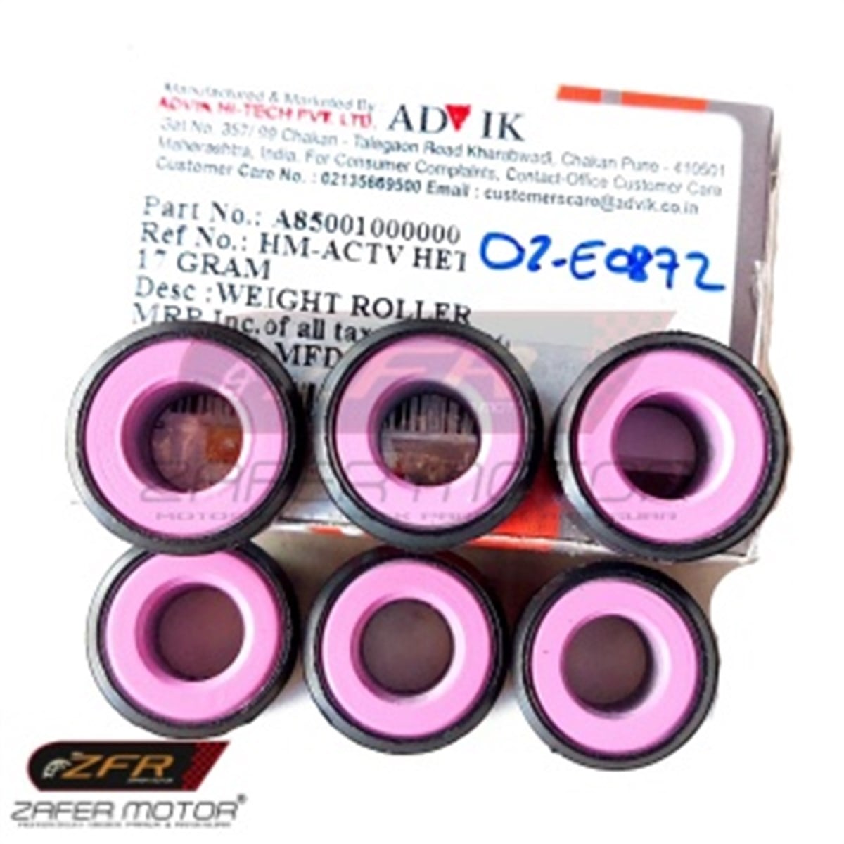 AdvikDebriyajAdvik 20x15 17 Gram Scooter Debriyaj Tahrik Ağırlık Seti