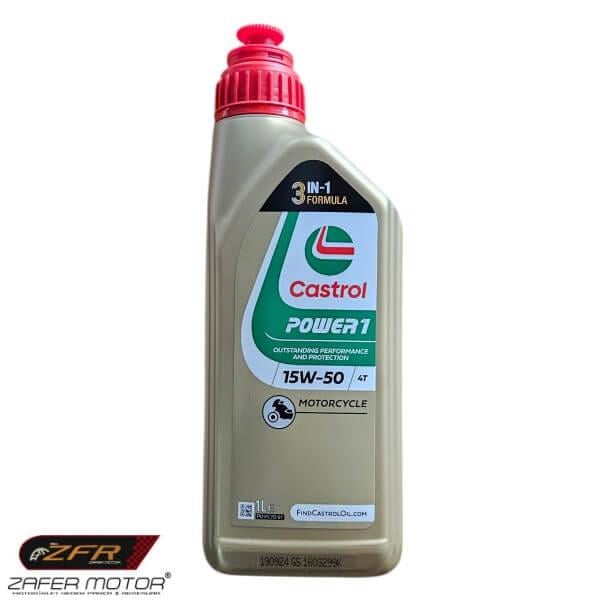 CastrolYağCastrol Power1 15W-50 Yarı Sentetik Motor Yağı 1 Litre 2024 Üretim