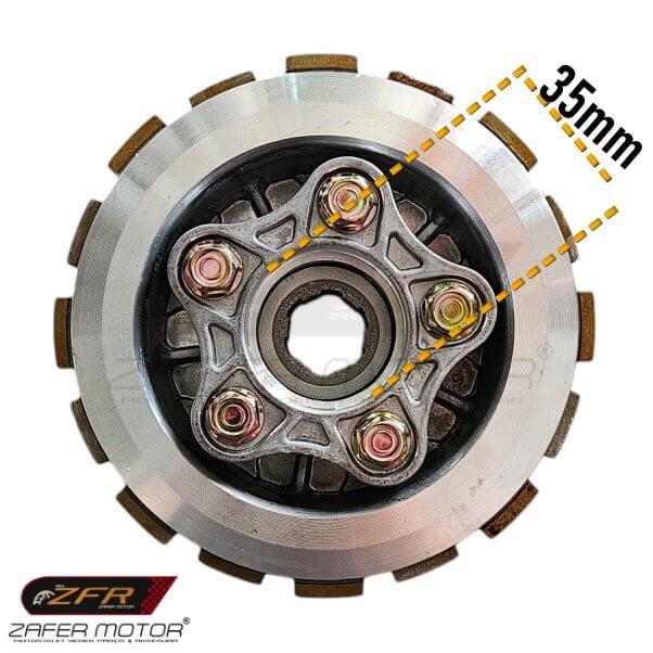 İthalDebriyajCg 150 200 Debriyaj Göbeği (6 Balatalı)(Geniş Rulmanlı)