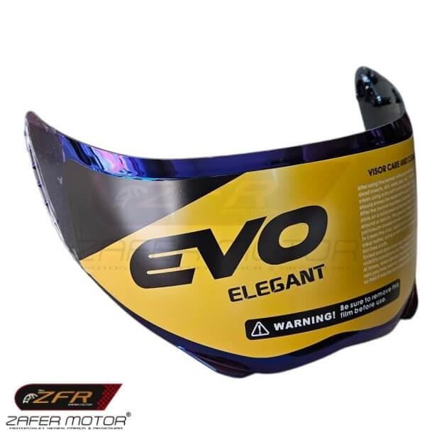 EVOKaskEvo FF906 Çene Açılır Kask Camı (Mavi)