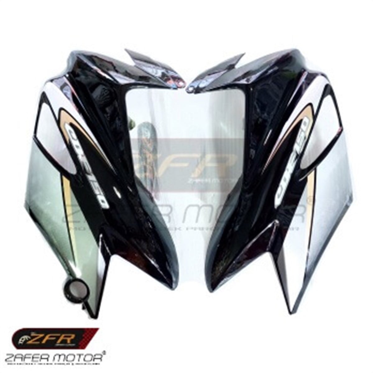 WİWİYedek ParçaHonda Cbf150 Depo Yan Grenaj Takım Siyah 2007-09